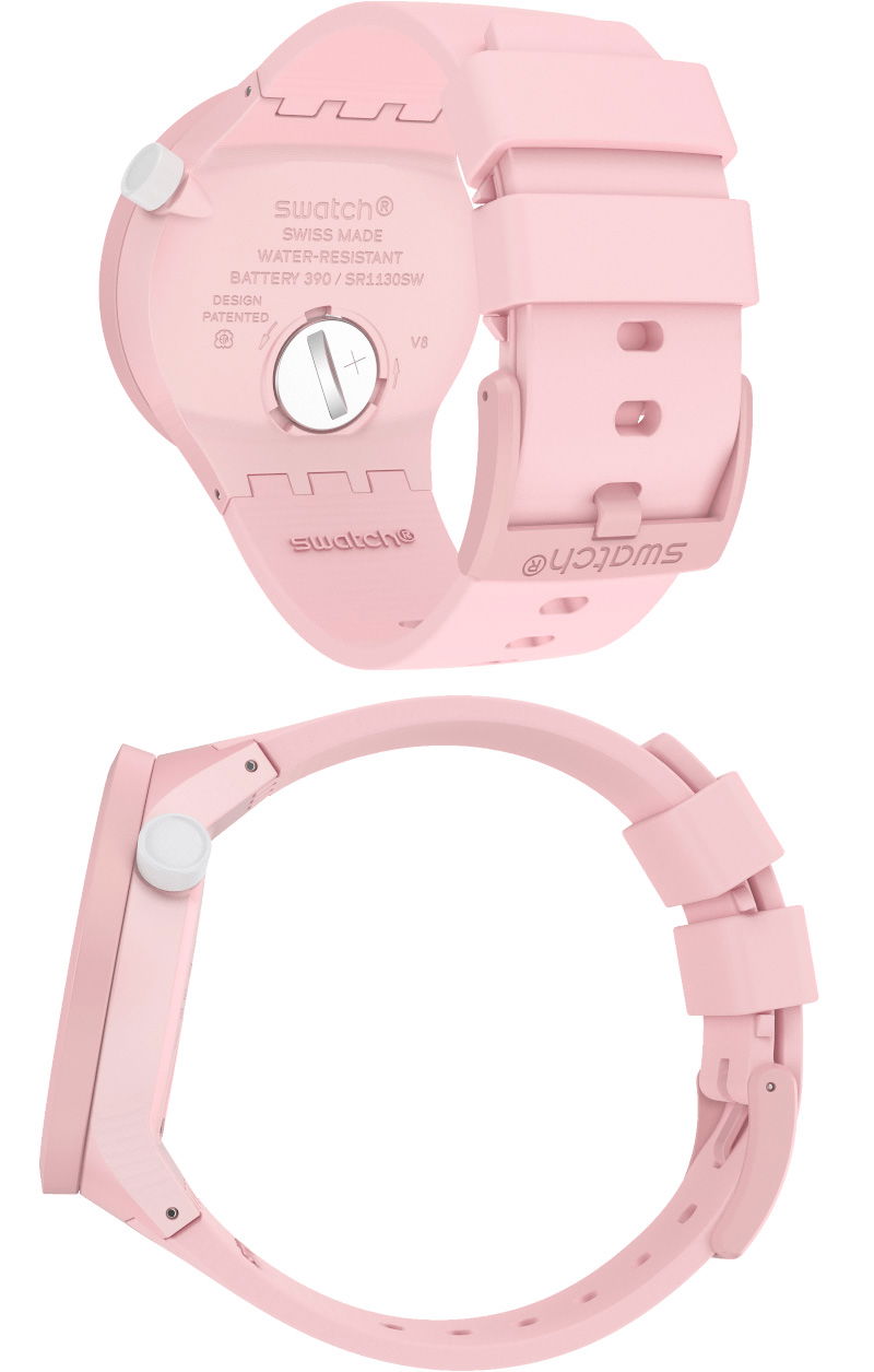 Swatch Sb03p100 C-PINK Big Bold Ceramic