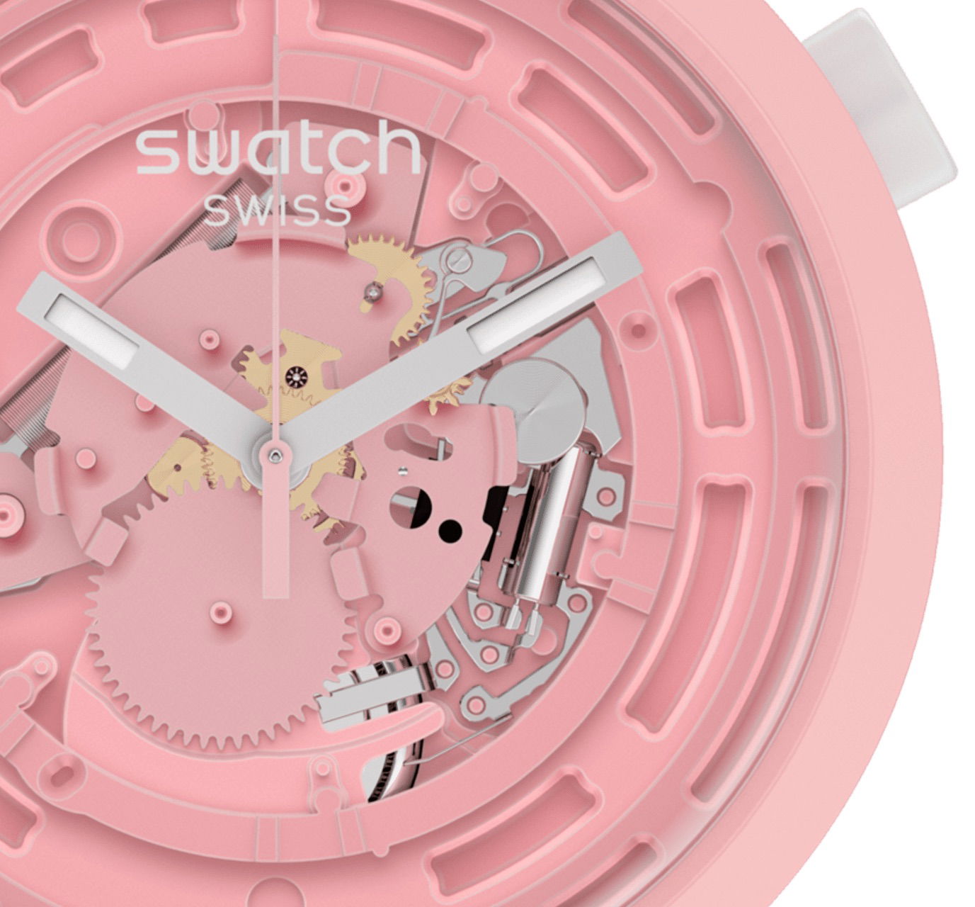 Swatch Sb03p100 C-PINK Big Bold Ceramic