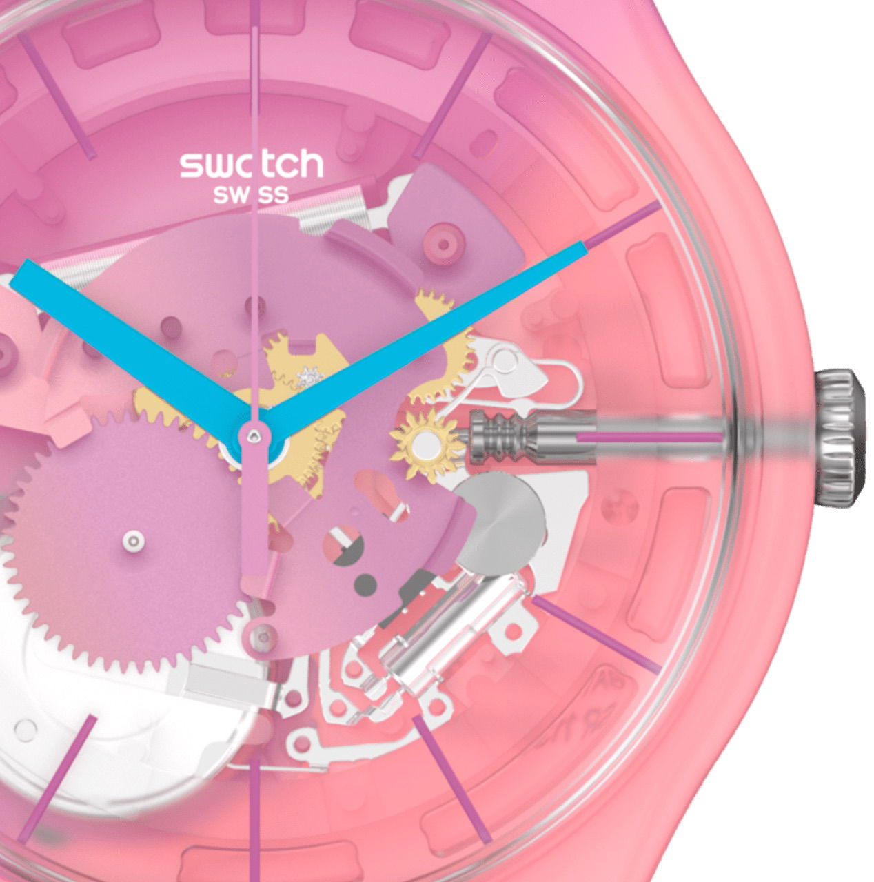 Swatch Suok151 SUPERCHARGED PINKS Kol Saati