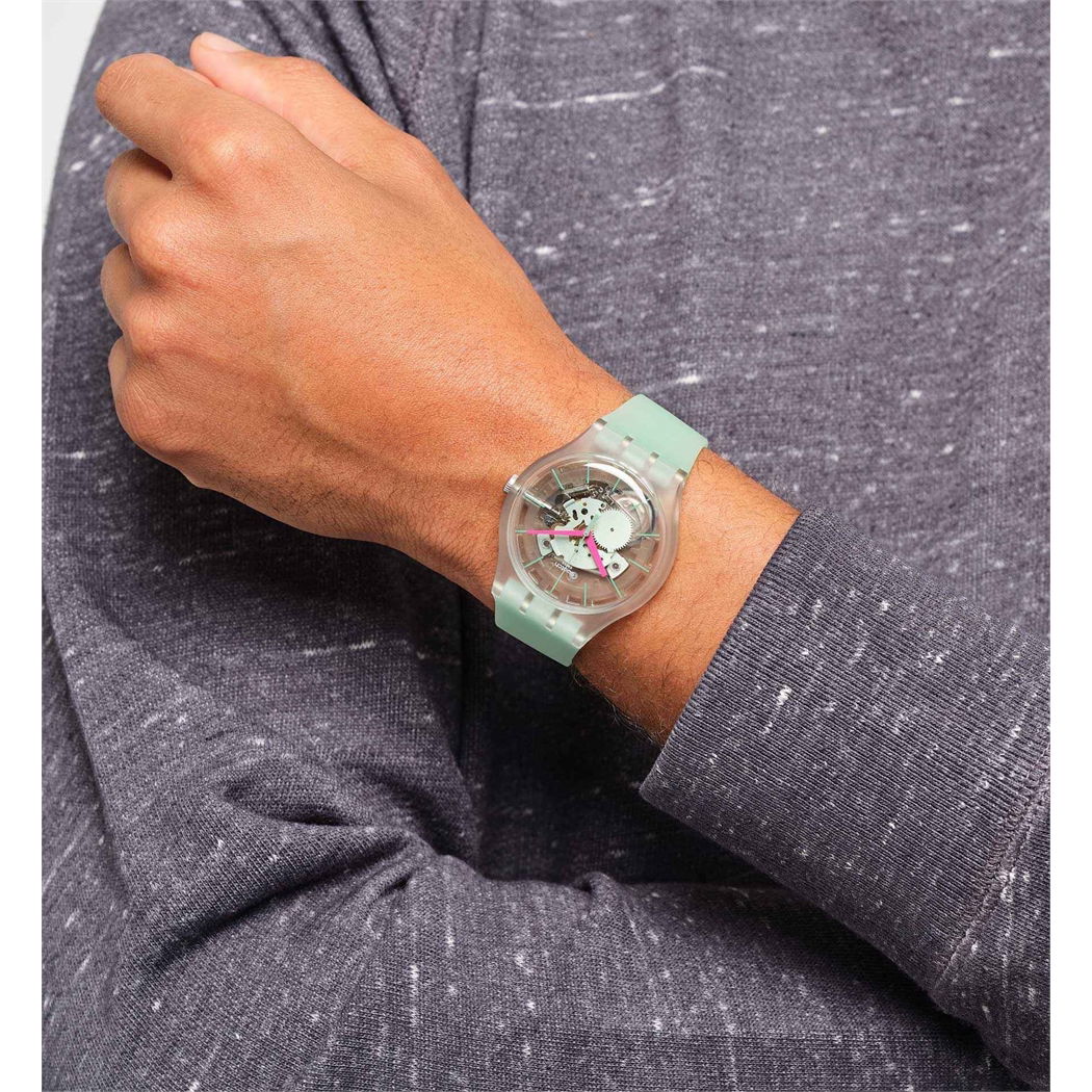 Swatch Suok152 MUTED GREEN Kol Saati