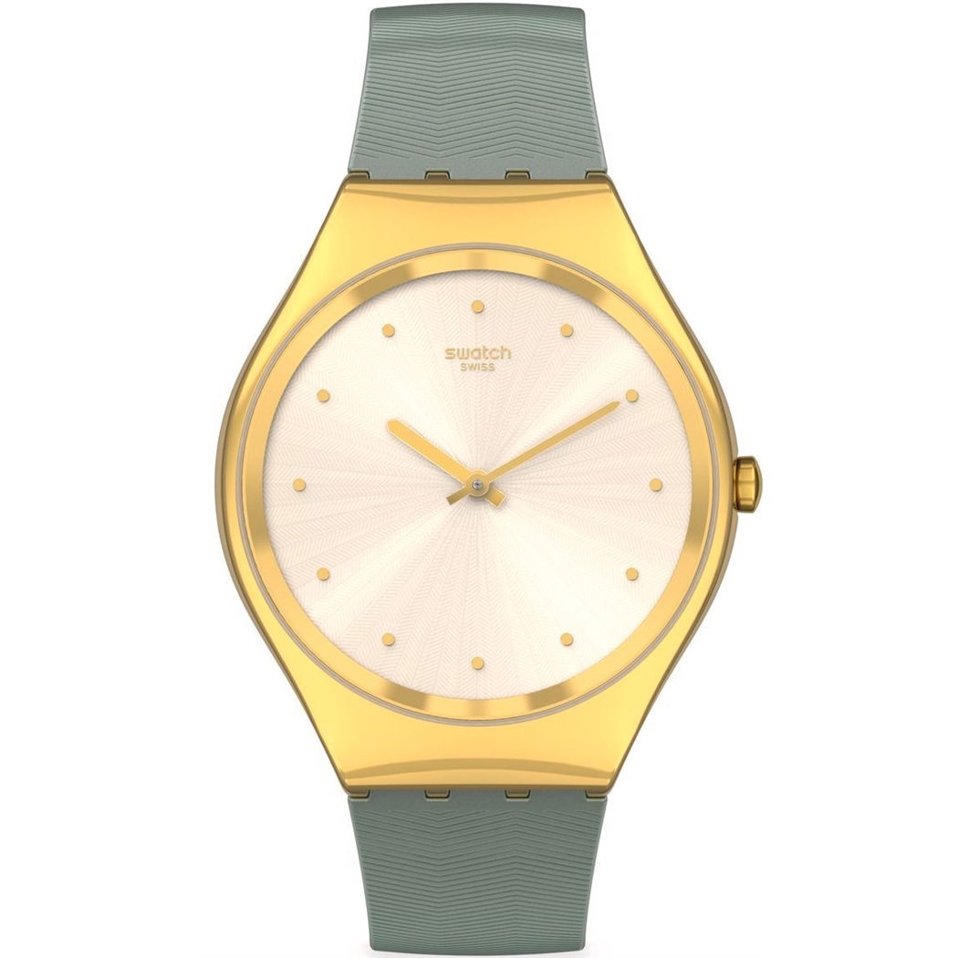 Swatch Syxg113 GREEN MOIRE Kol Saati