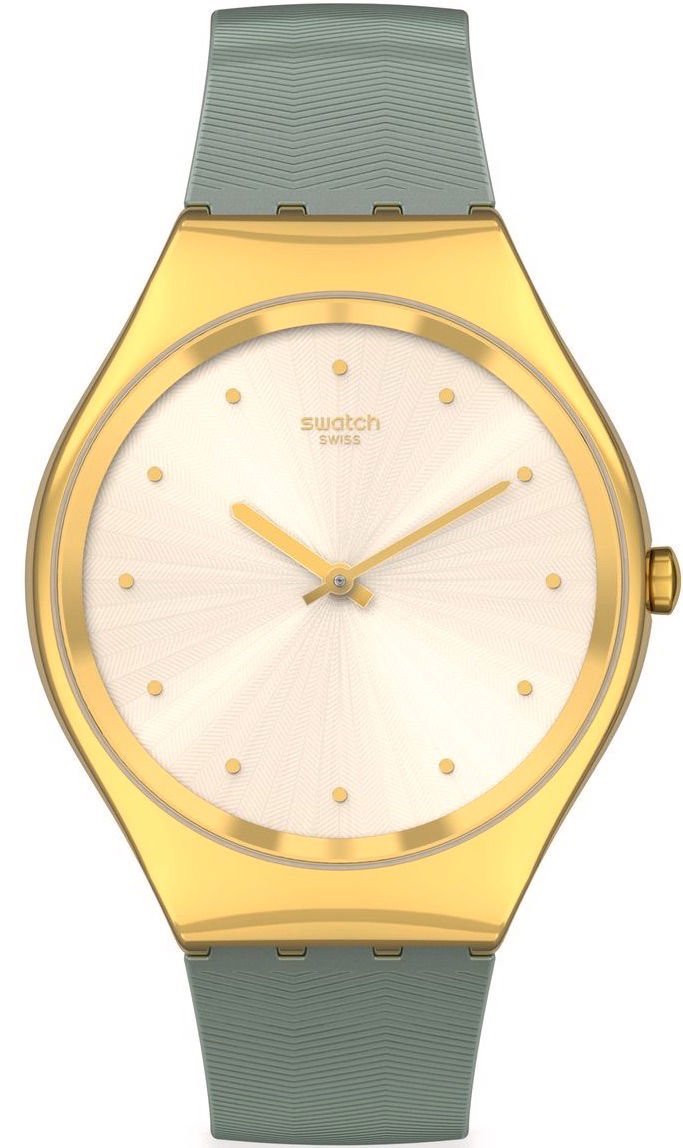 Swatch Syxg113 GREEN MOIRE Kol Saati