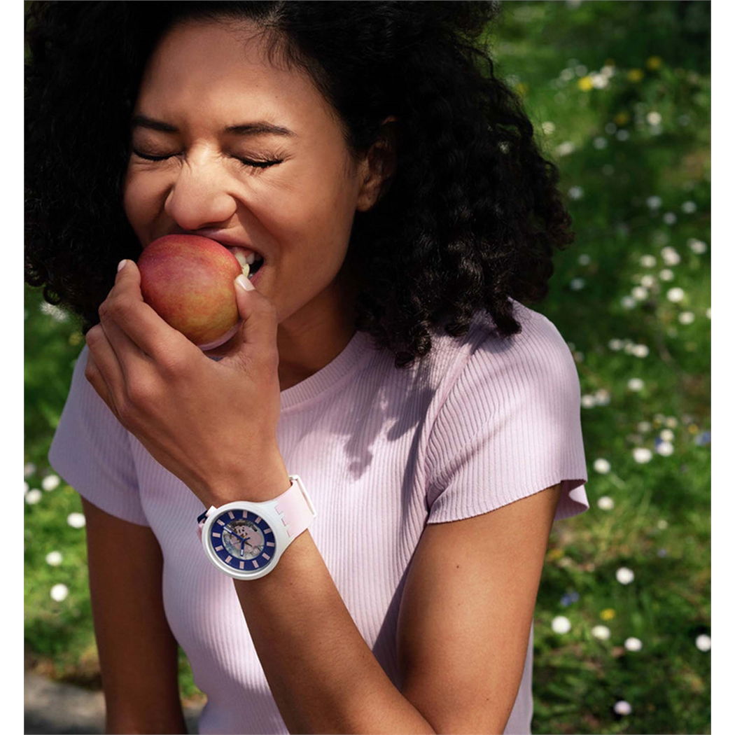 Swatch Sb03m105 DIVERSIPINK Bioceramic