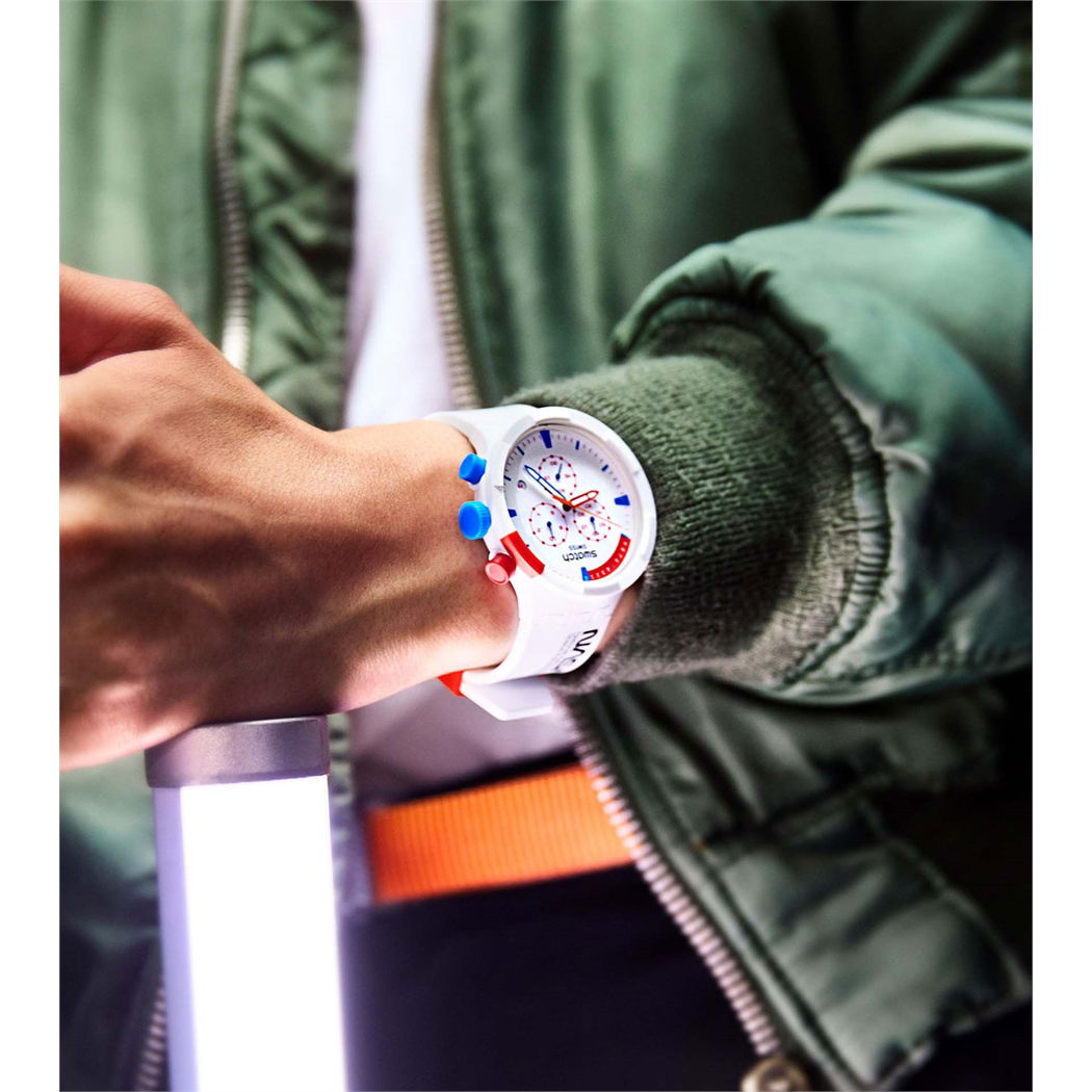 Swatch Sb04z400 EXTRAVEHICULAR BIG BOLD NASA