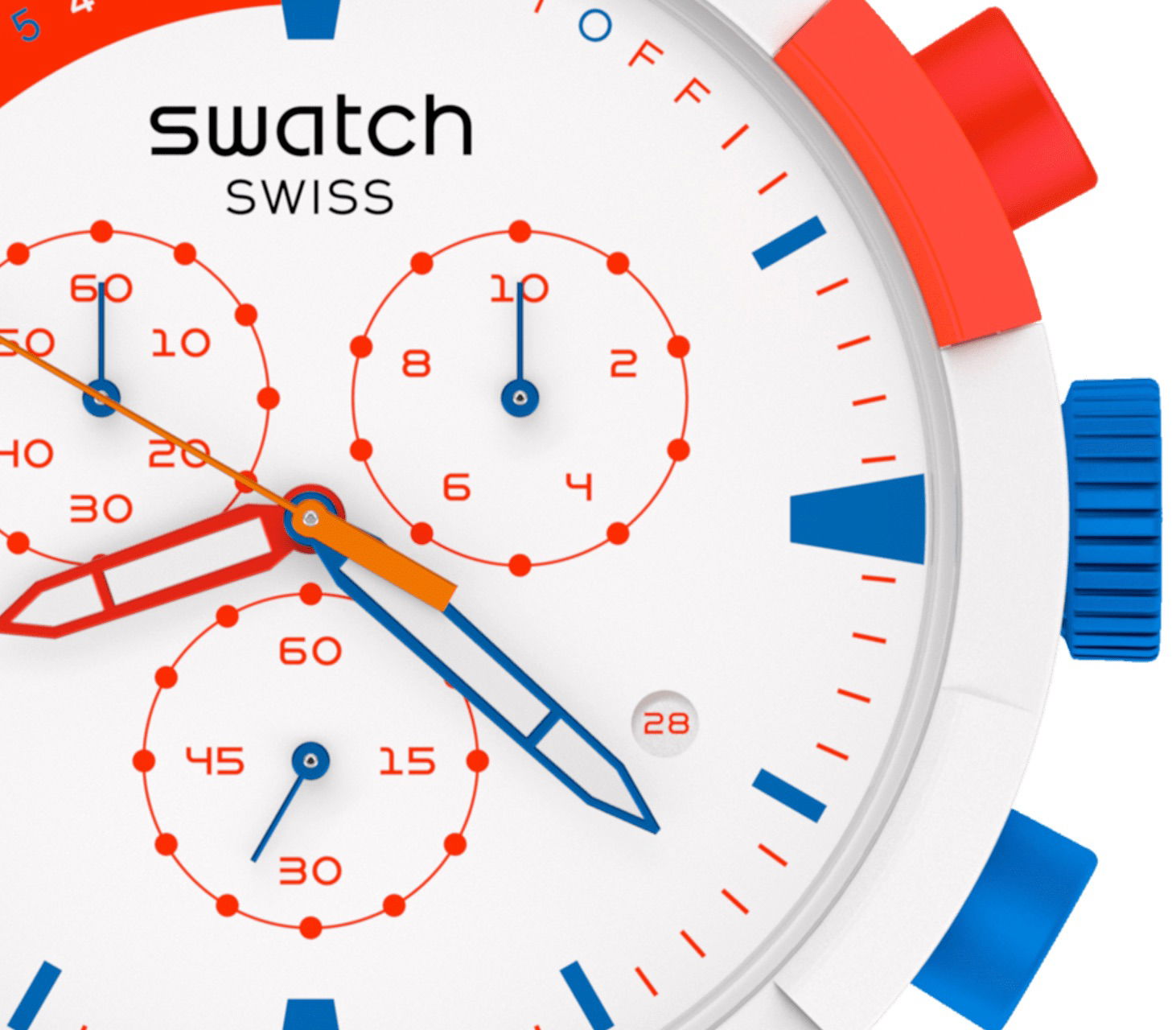 Swatch Sb04z400 EXTRAVEHICULAR BIG BOLD NASA