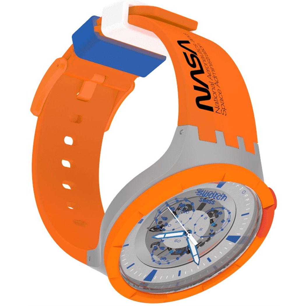 Swatch Sb04z401 LAUNCH BIG BOLD NASA