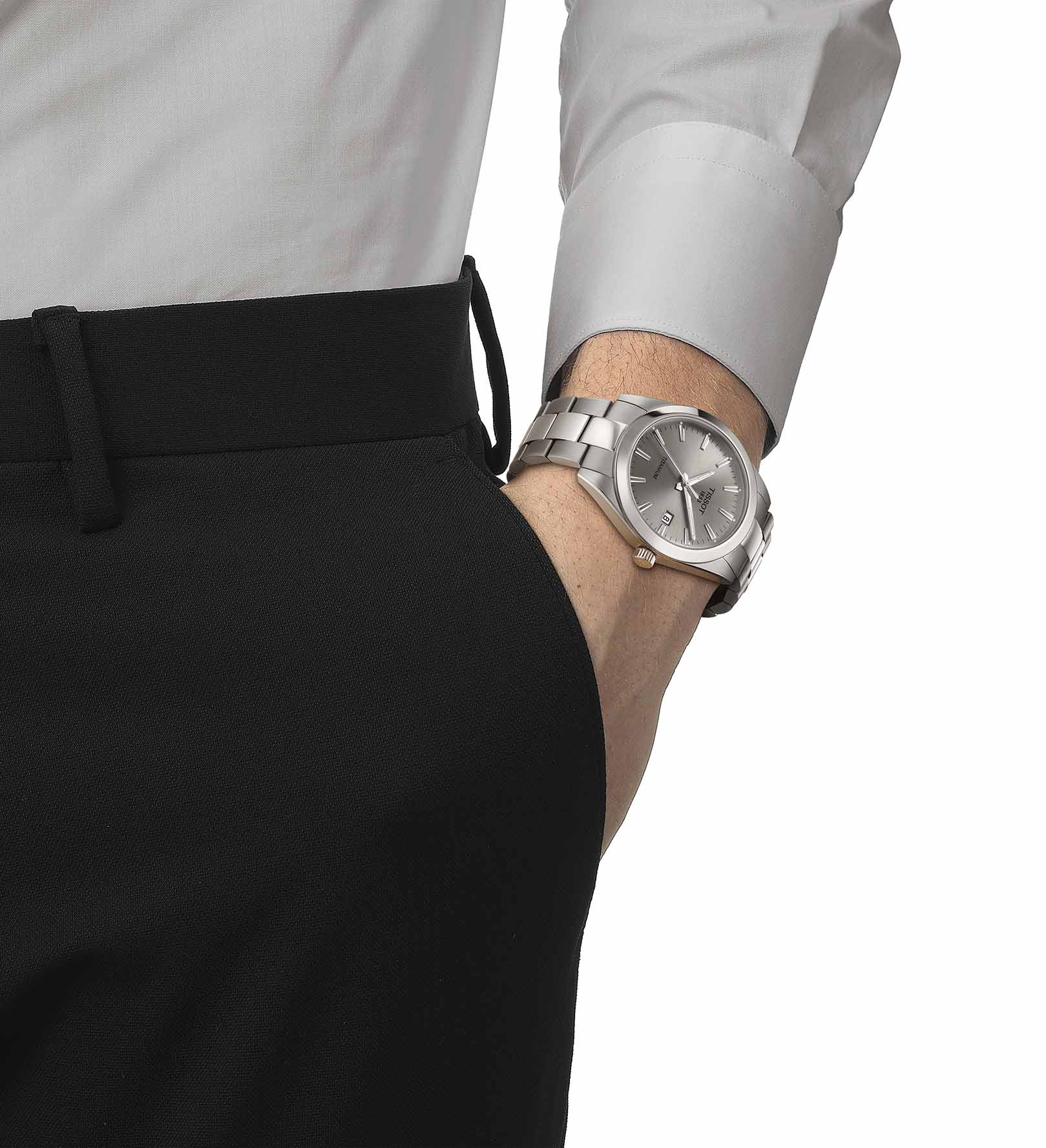 Tissot Gentleman 40mm T1274104408100 - Erkek Kol Saati (T127.410.44.081.00)