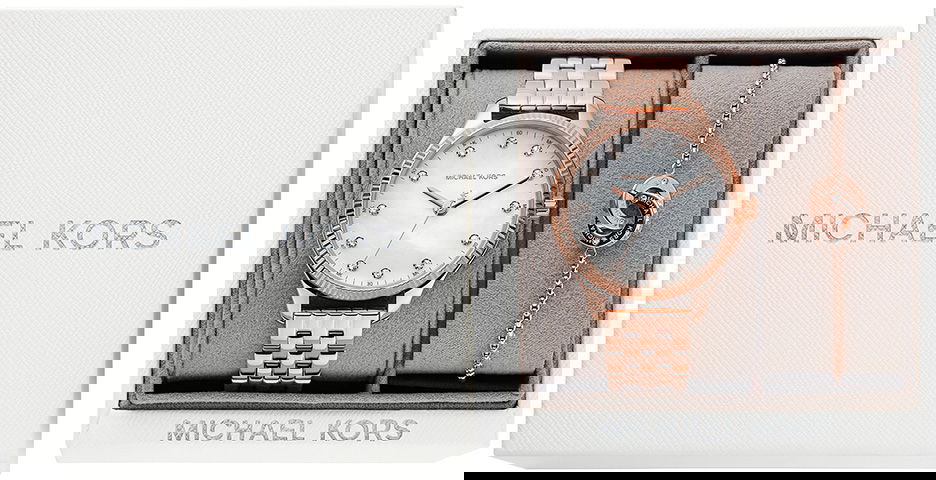 Michael Kors Mk1025 Kadın Set Kol Saati ve Bileklik