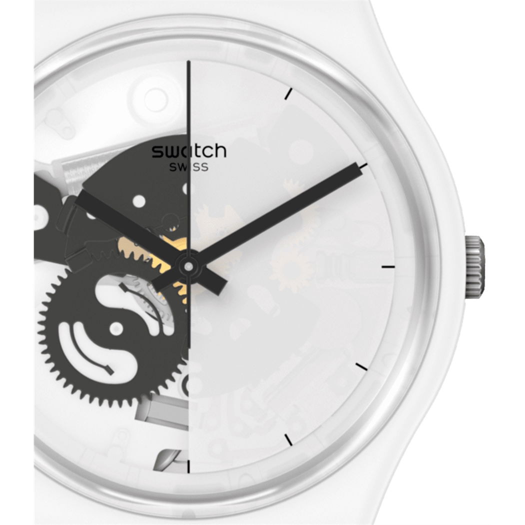 Swatch So31w101 LIVE TIME WHITE Kol Saati