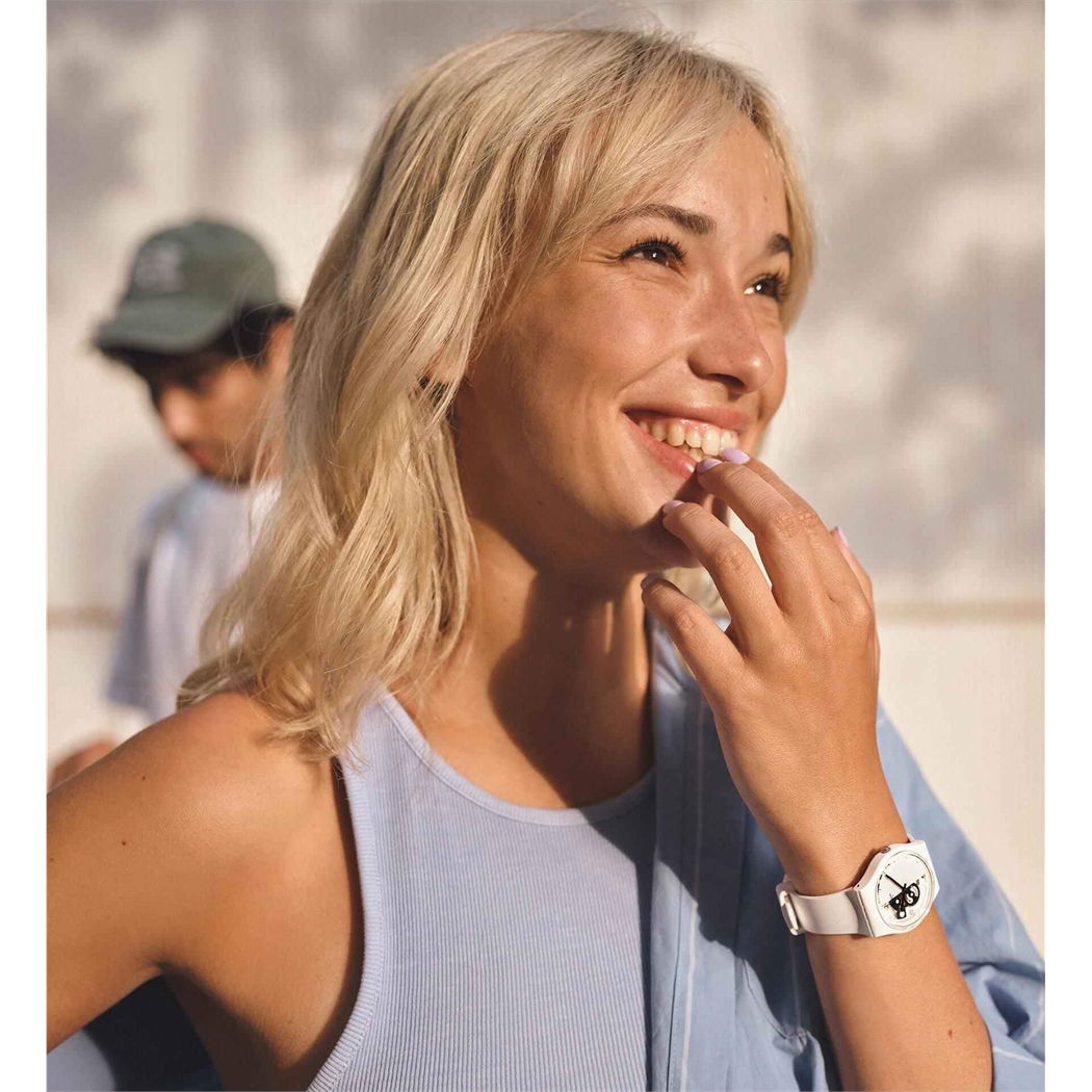 Swatch So31w101 LIVE TIME WHITE Kol Saati