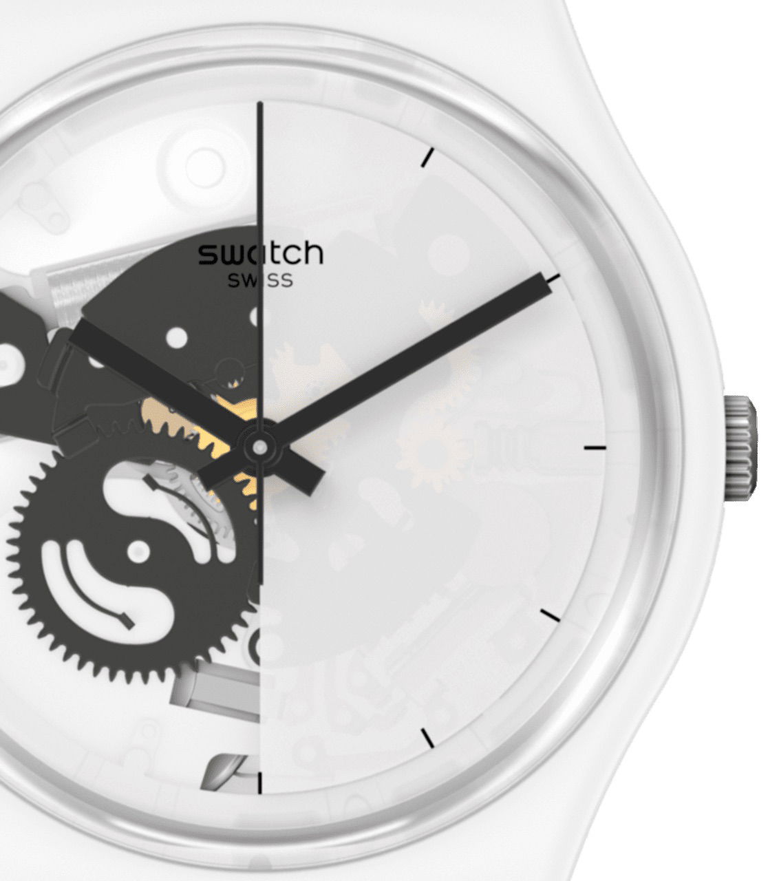 Swatch So31w101 LIVE TIME WHITE Kol Saati