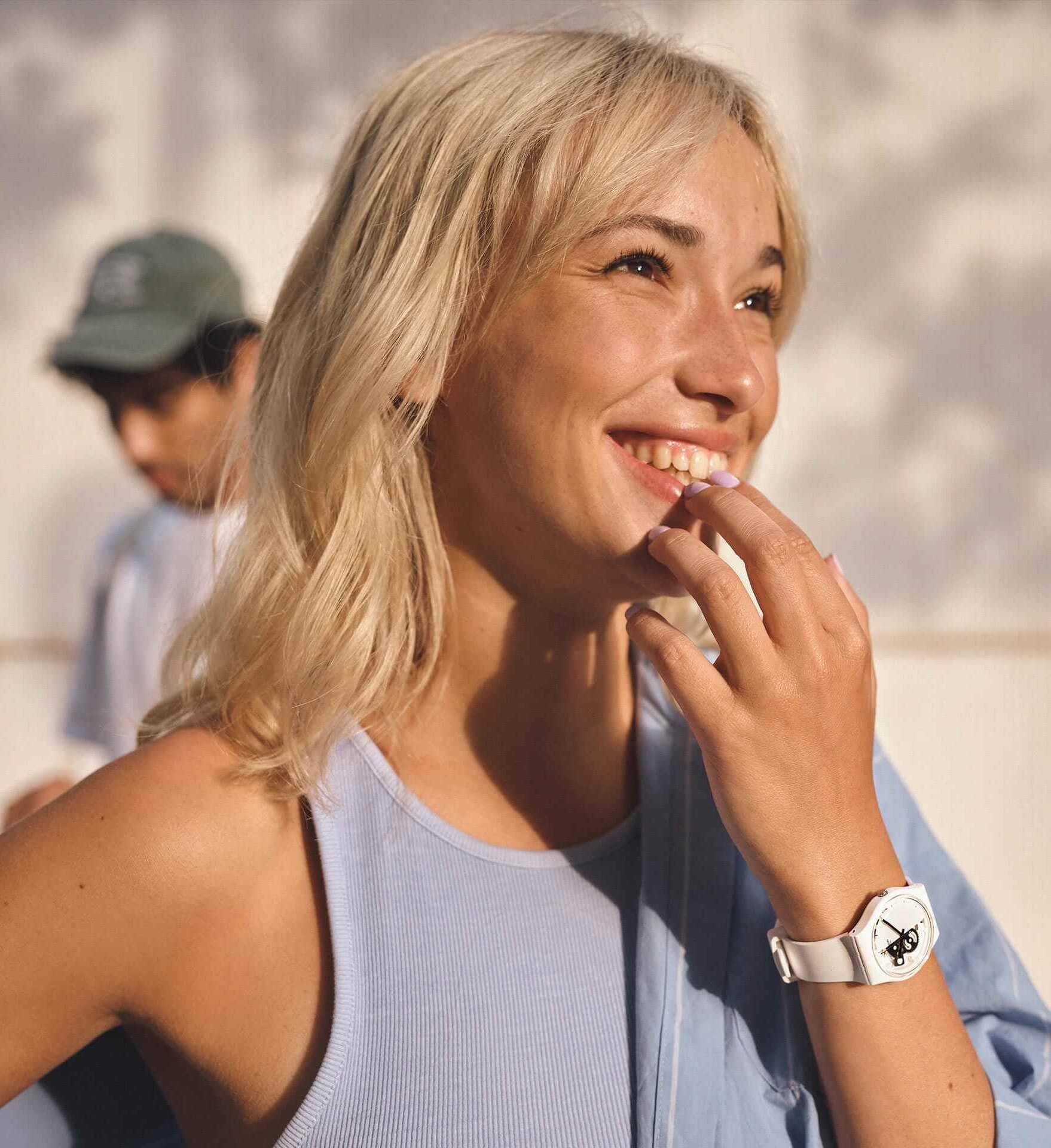 Swatch So31w101 LIVE TIME WHITE Kol Saati