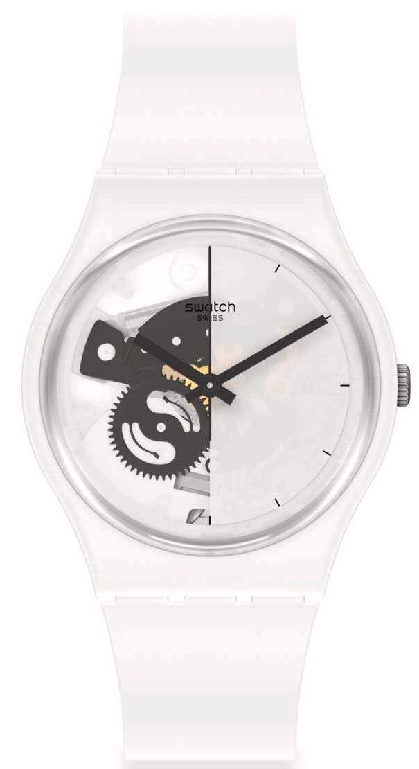 Swatch So31w101 LIVE TIME WHITE Kol Saati