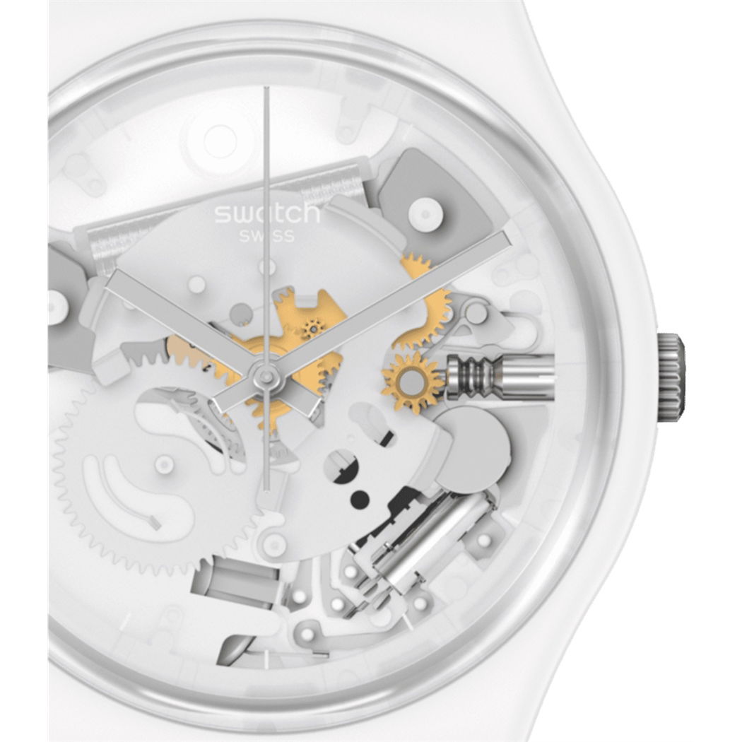 Swatch So31w102 SPOT TIME WHITE Kol Saati