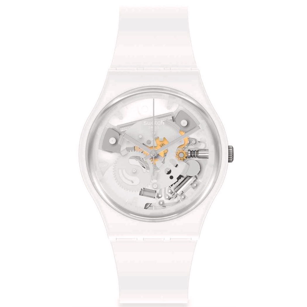 Swatch So31w102 SPOT TIME WHITE Kol Saati