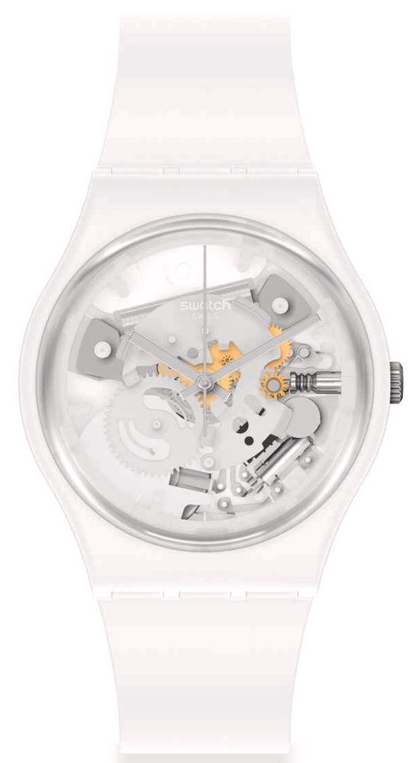 Swatch So31w102 SPOT TIME WHITE Kol Saati