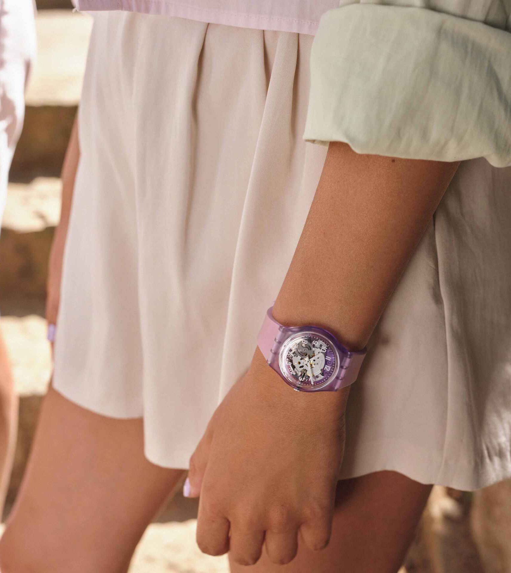 Swatch Gv136 TRAMONTO VIOLA Kol Saati