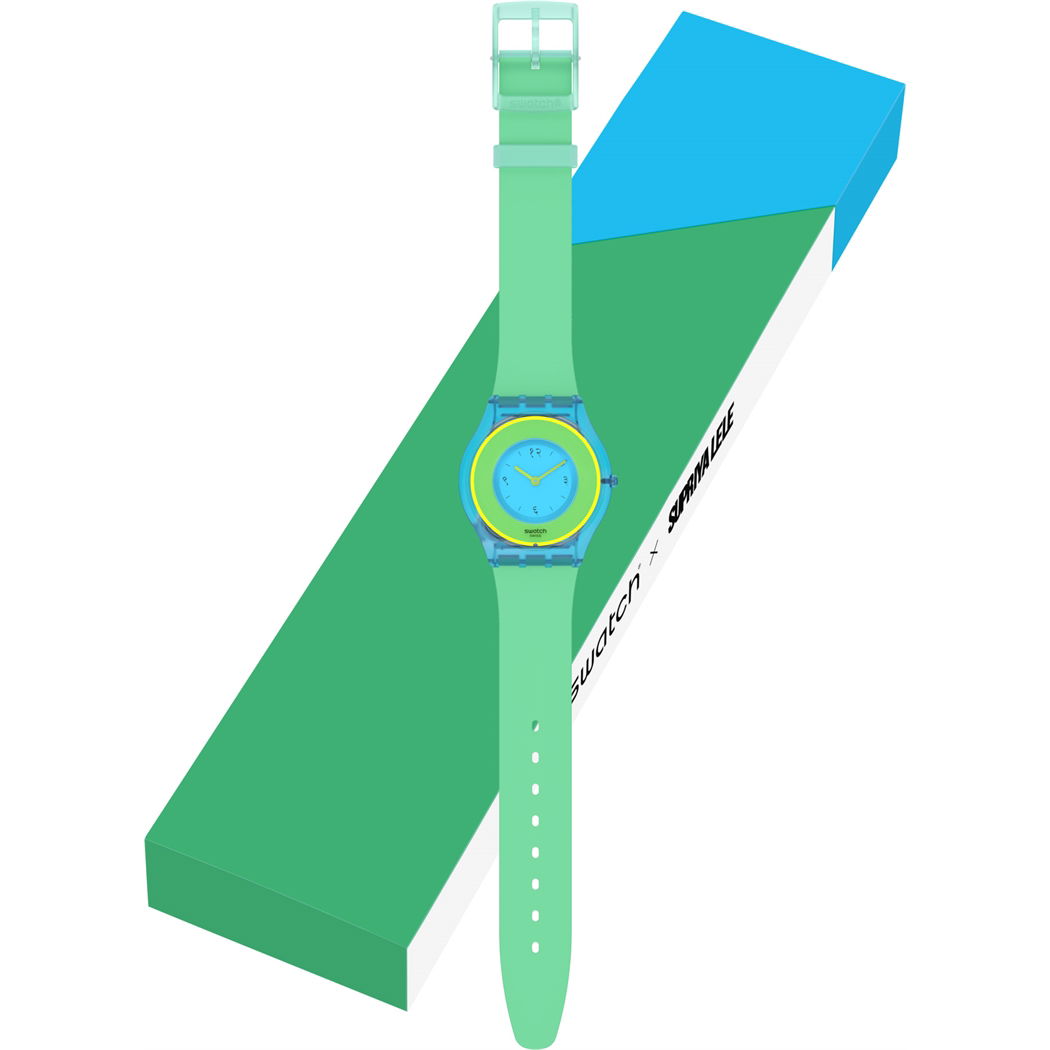 Swatch Ss08z100 HARA GREEN 01 Kol Saati
