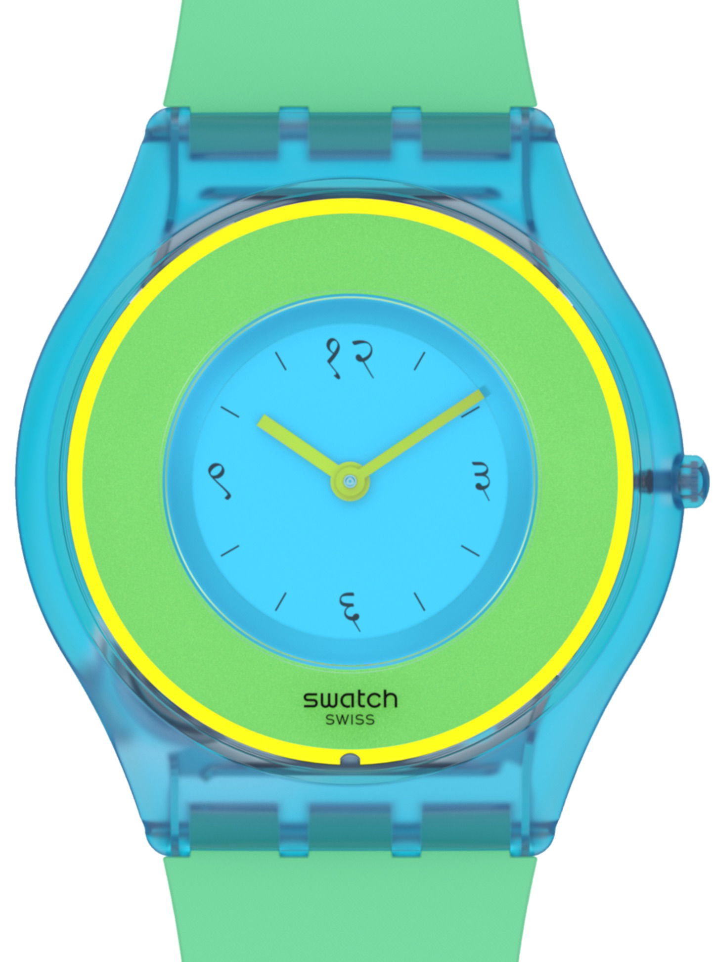 Swatch Ss08z100 HARA GREEN 01 Kol Saati