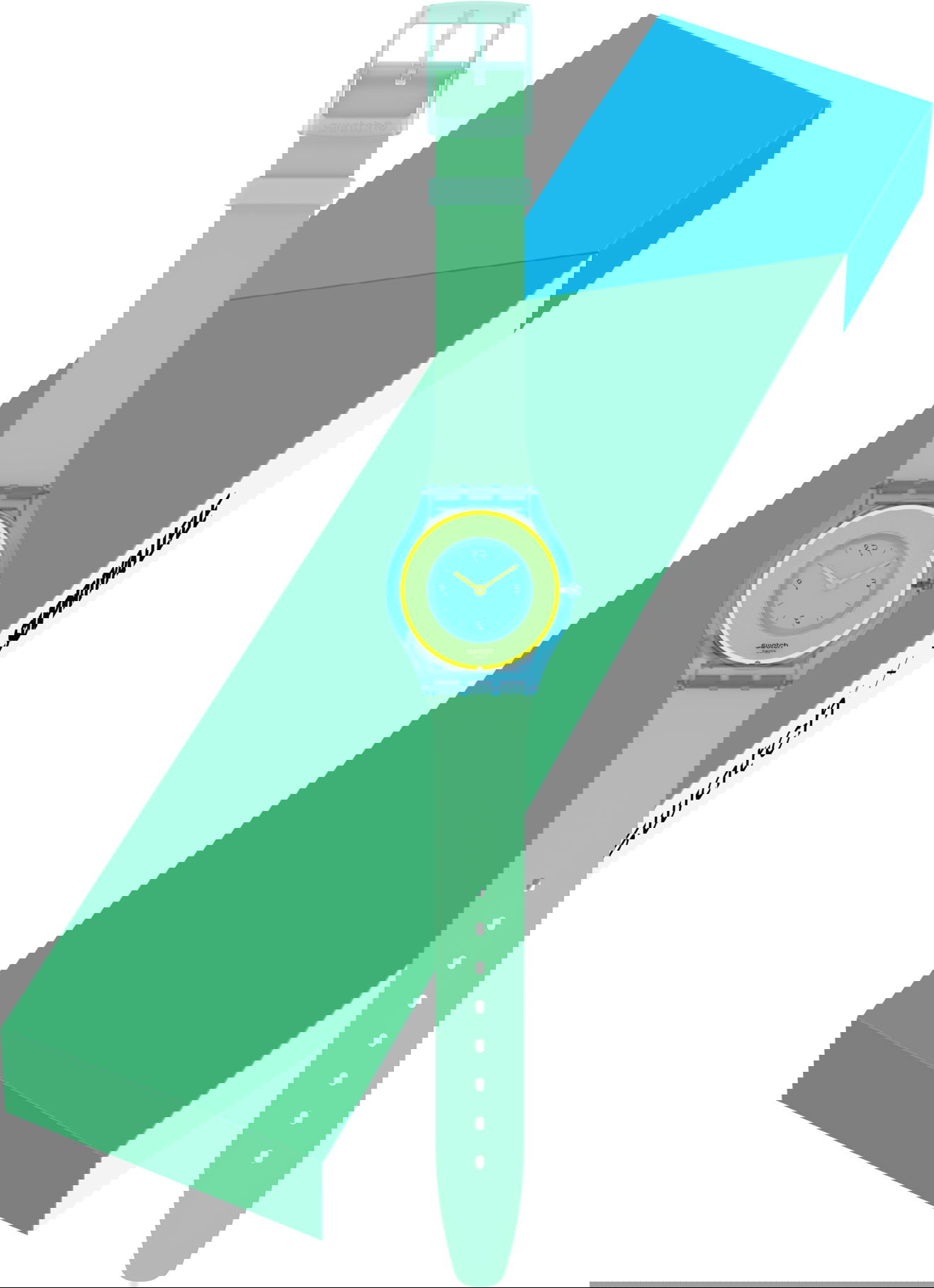 Swatch Ss08z100 HARA GREEN 01 Kol Saati