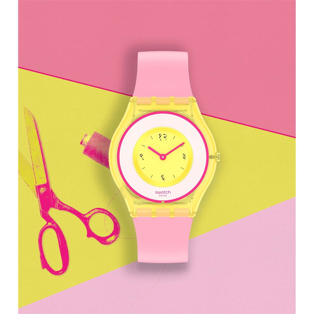 Swatch Ss08z101 PINK DISCO FEVER