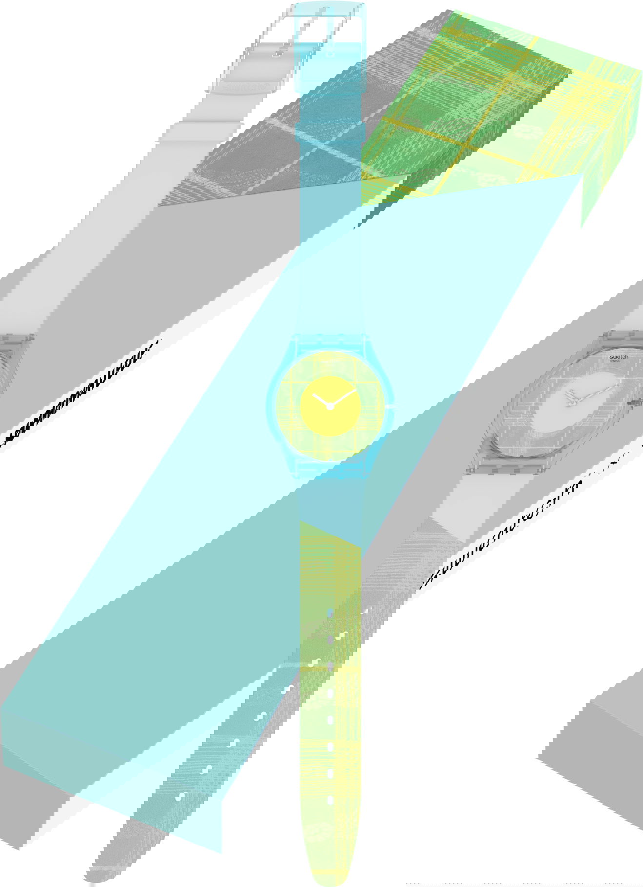 Swatch Ss08z104 ORANGE DISCO FEVER