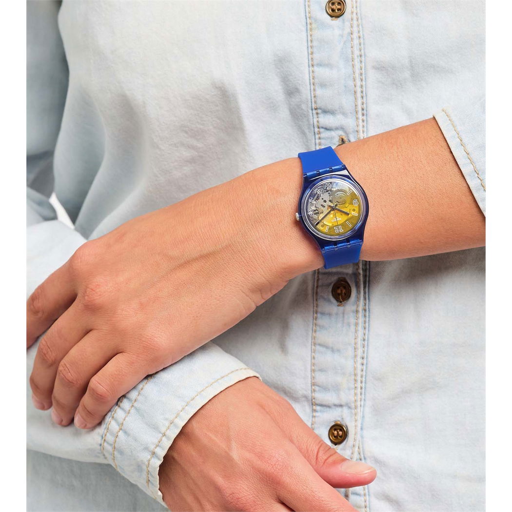 Swatch Gn278 YELLOW DISCO FEVER Kol Saati