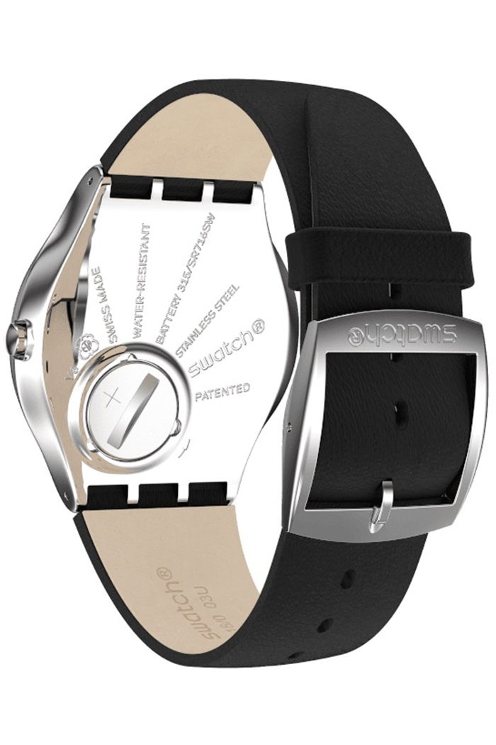 Swatch Ss07s115 BLACK SKELETON Kol Saati
