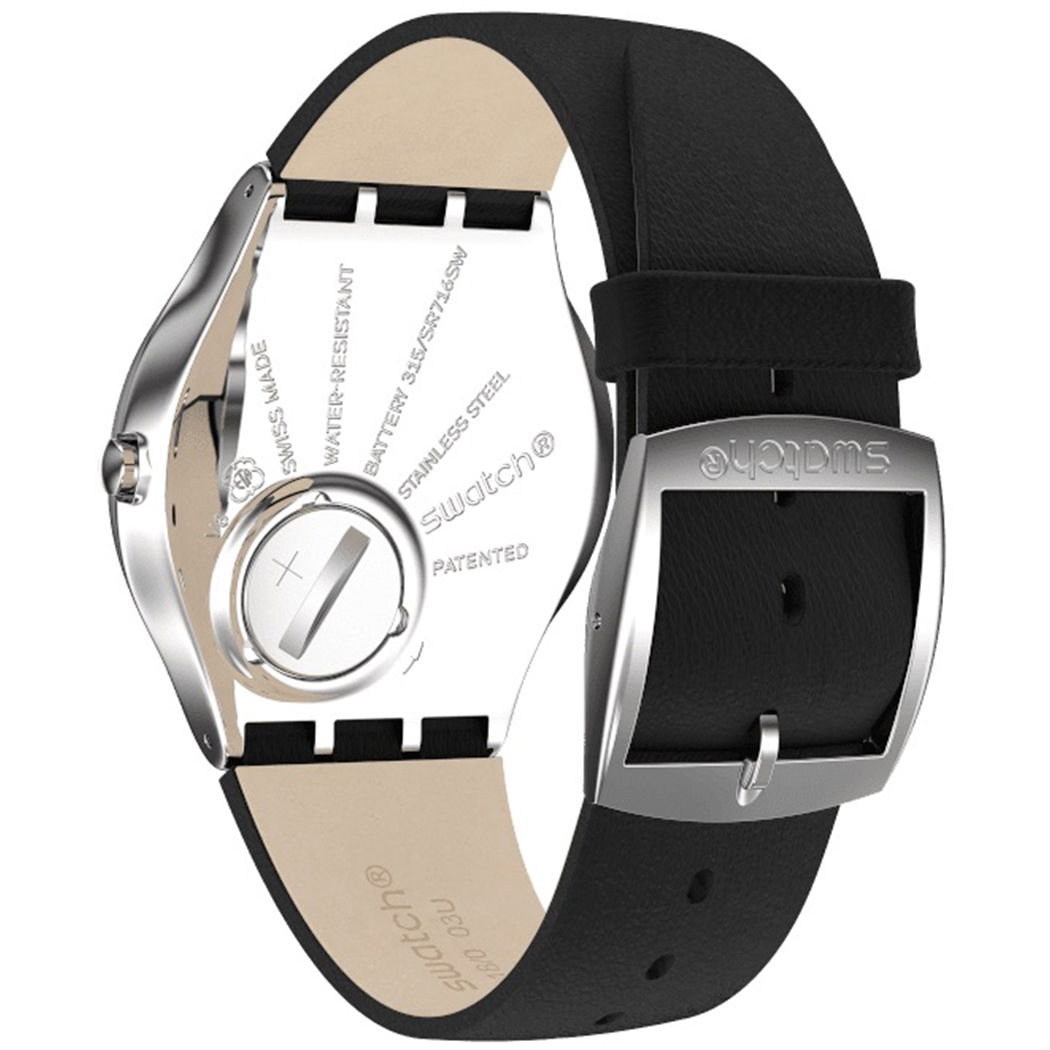 Swatch Ss07s115 BLACK SKELETON Kol Saati