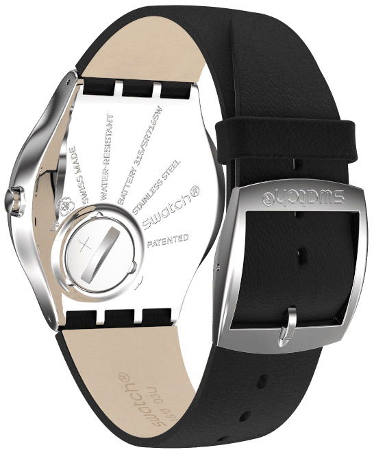 Swatch Ss07s115 BLACK SKELETON Kol Saati