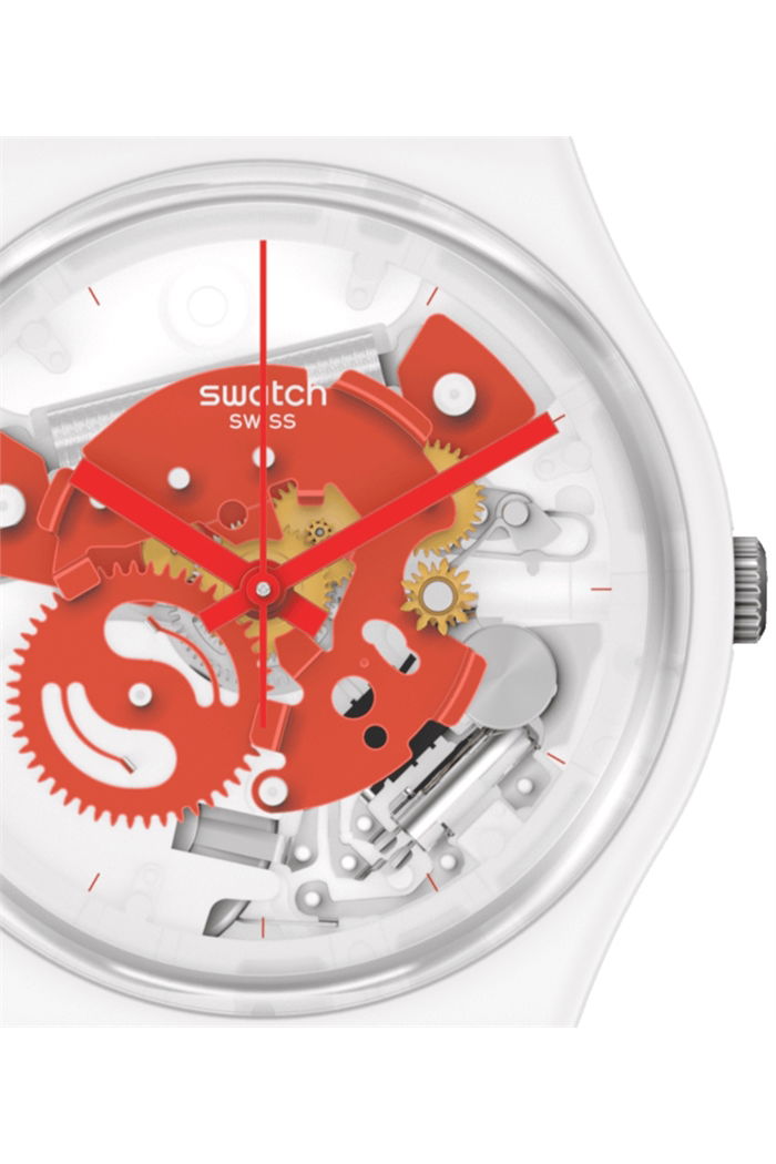 Swatch So31w104 TIME TO RED SMALL Kol Saati