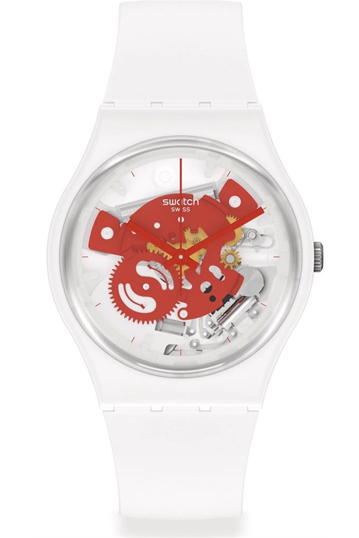 Swatch So31w104 TIME TO RED SMALL Kol Saati