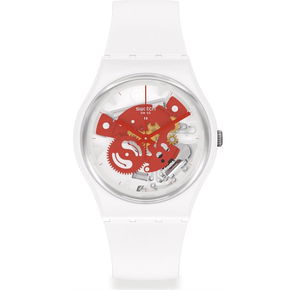 Swatch So31w104 TIME TO RED SMALL Kol Saati