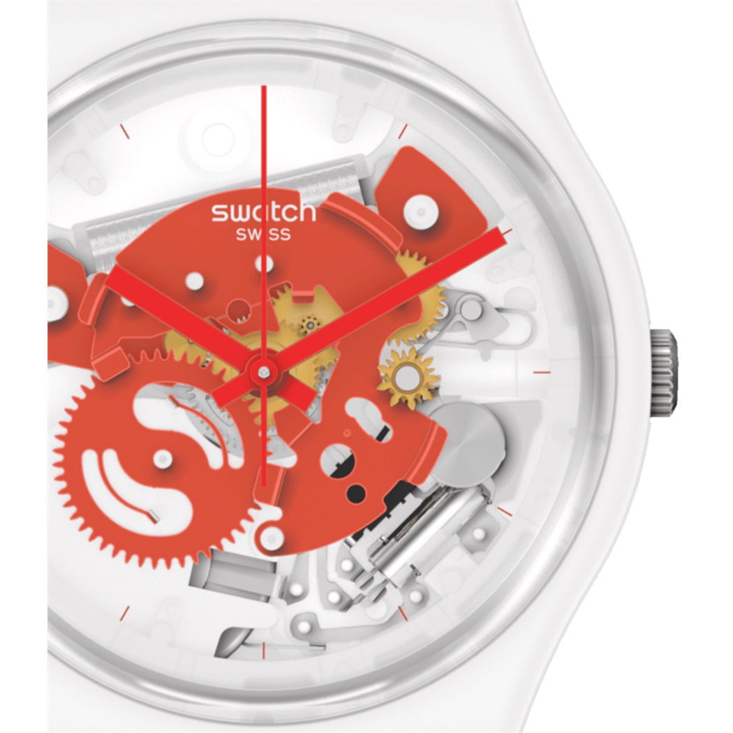 Swatch So31w104 TIME TO RED SMALL Kol Saati