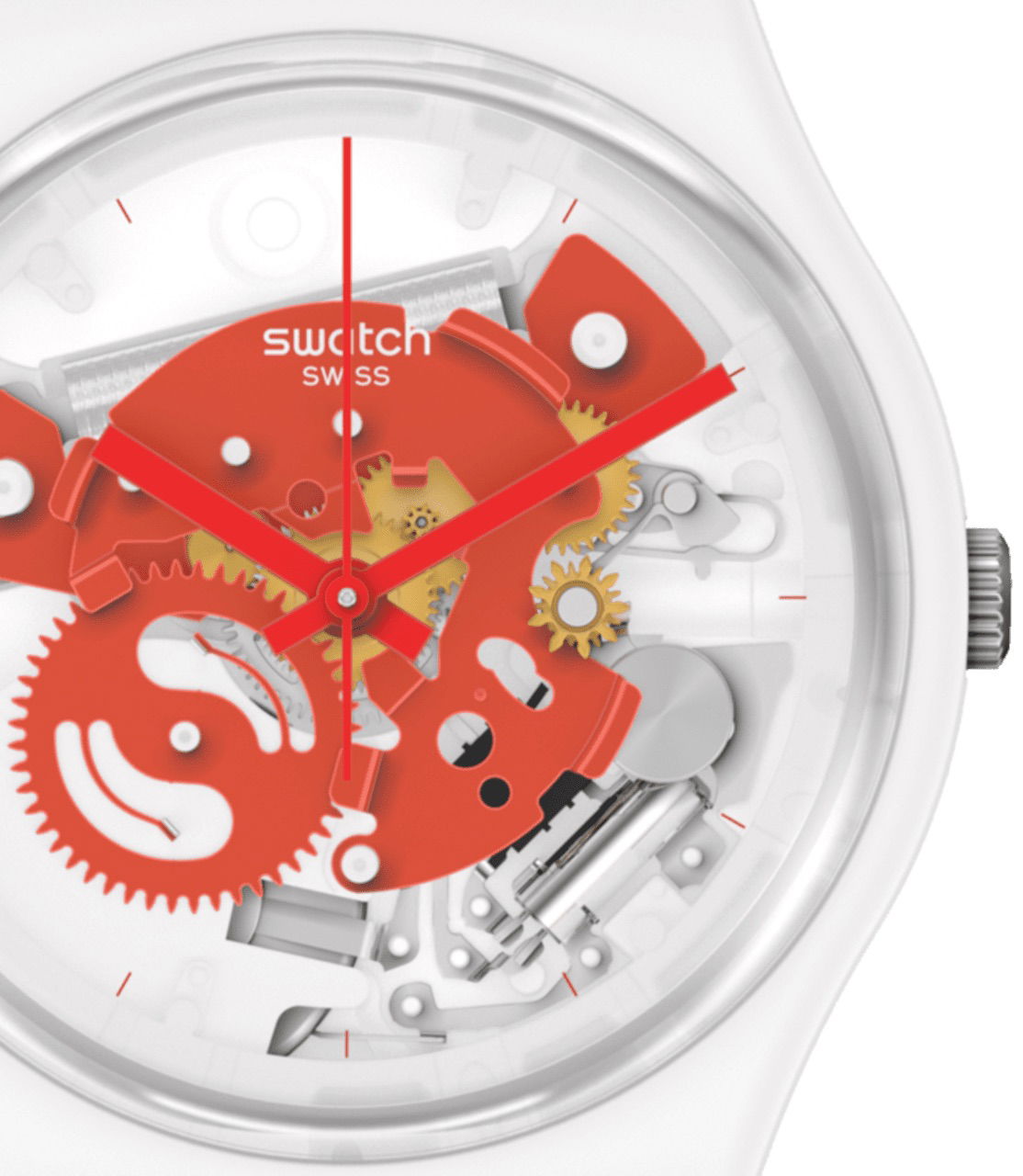 Swatch So31w104 TIME TO RED SMALL Kol Saati