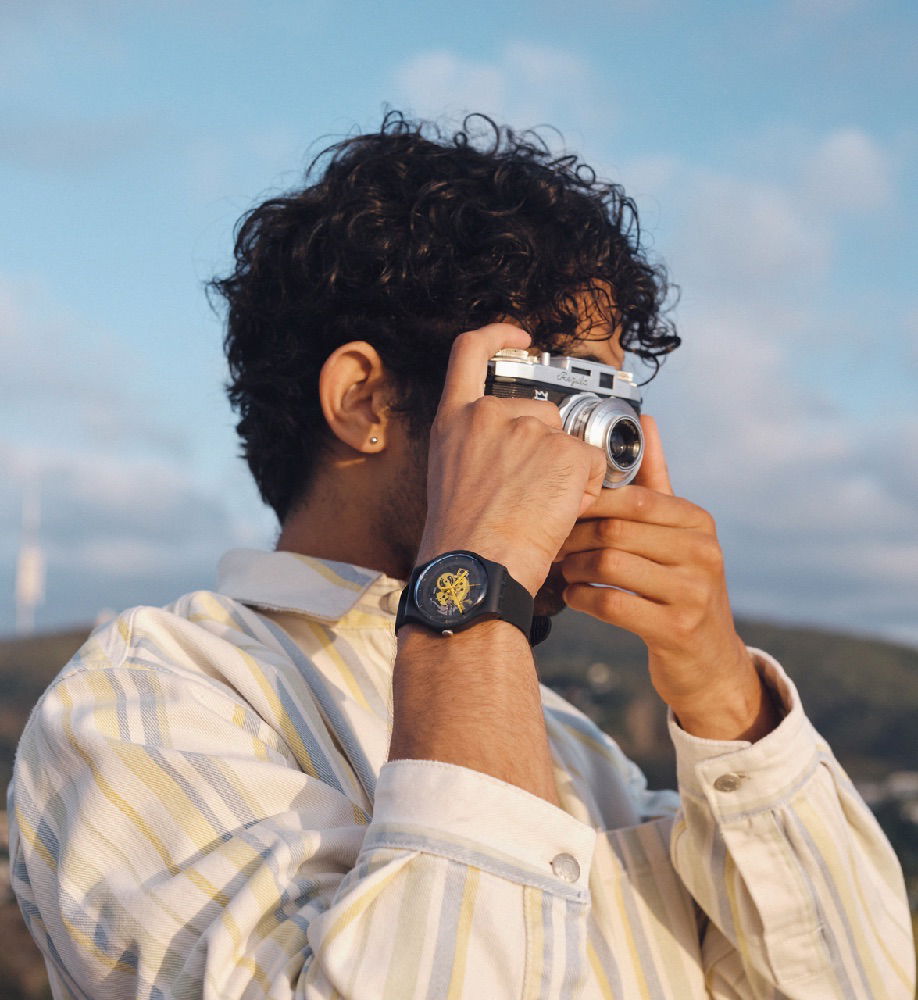 Swatch So32b111 TIME TO YELLOW BIG Kol Saati