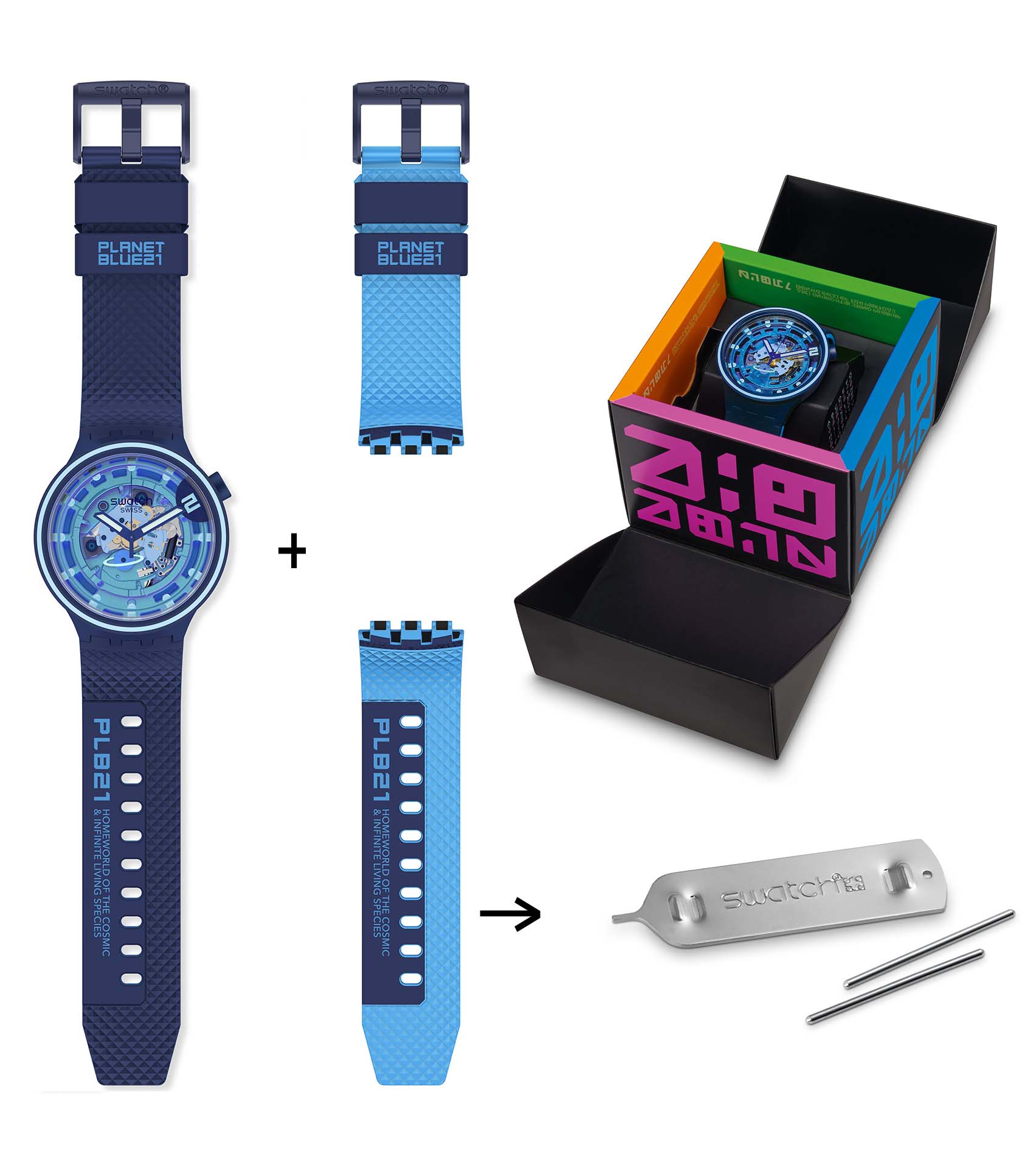 Swatch Sb01n101 SECOND HOME Kol Saati