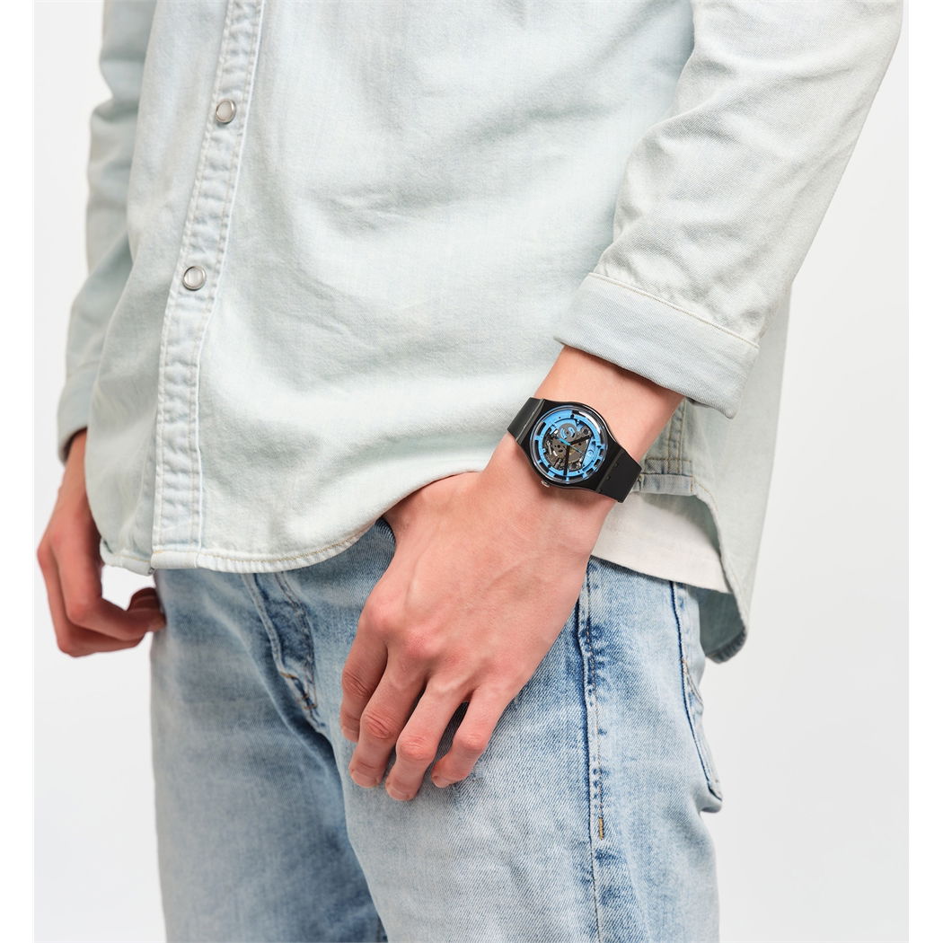 Swatch Suob187 BLUE ANATOMY Kol Saati