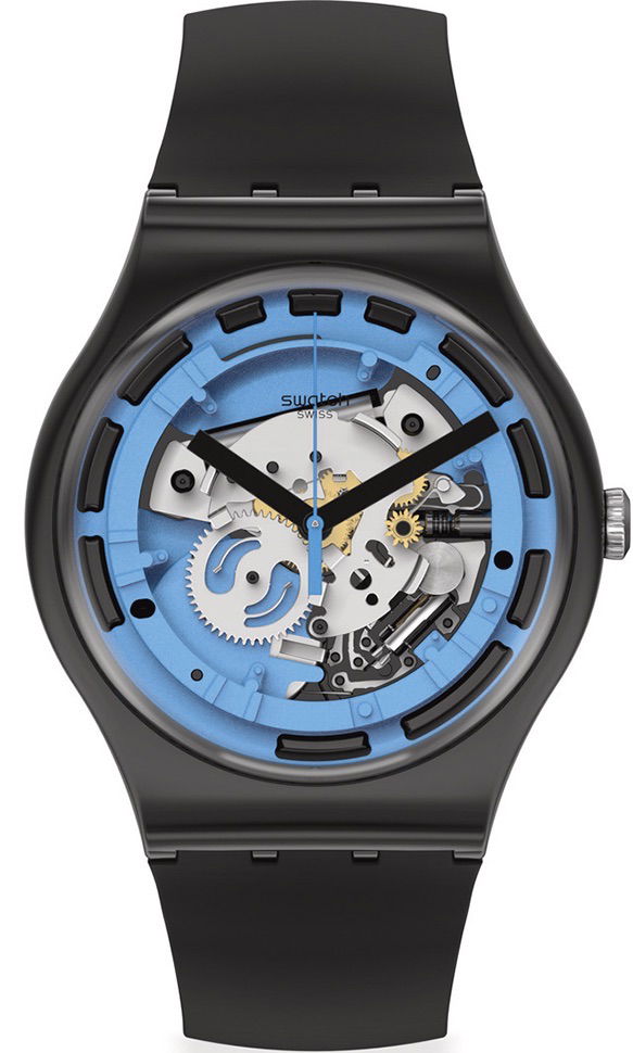 Swatch Suob187 BLUE ANATOMY Kol Saati