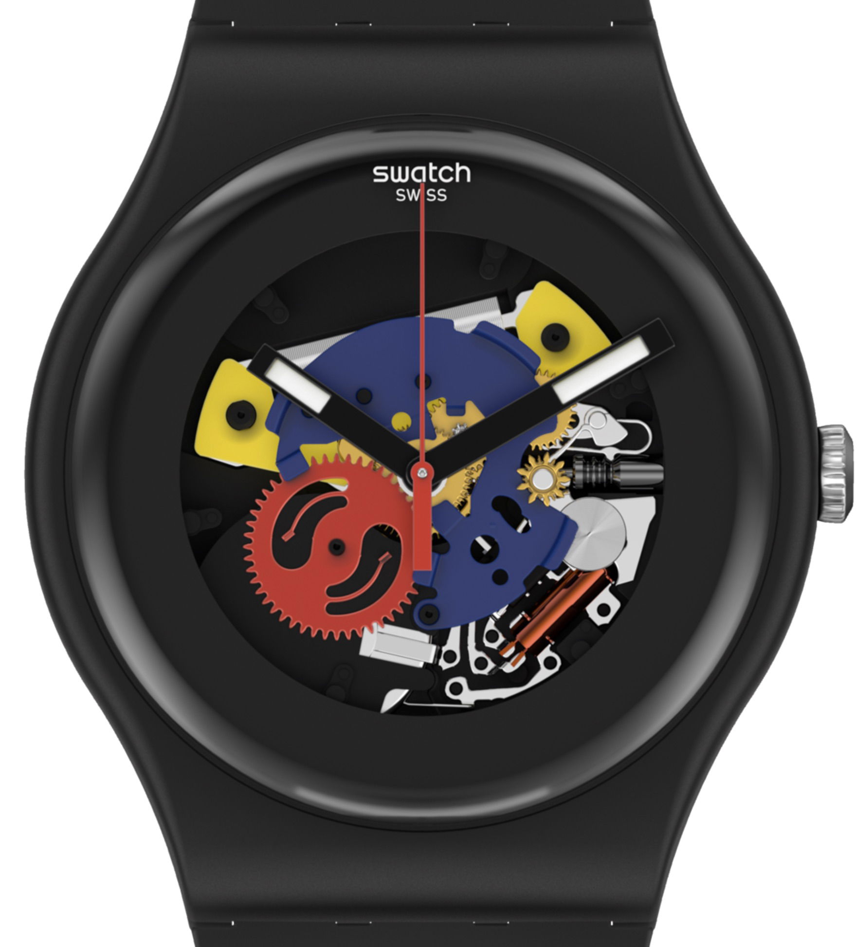 Swatch So29b107 BLACK LACQUERED AGAIN
