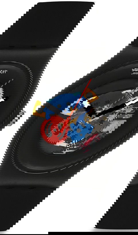 Swatch So29b107 BLACK LACQUERED AGAIN