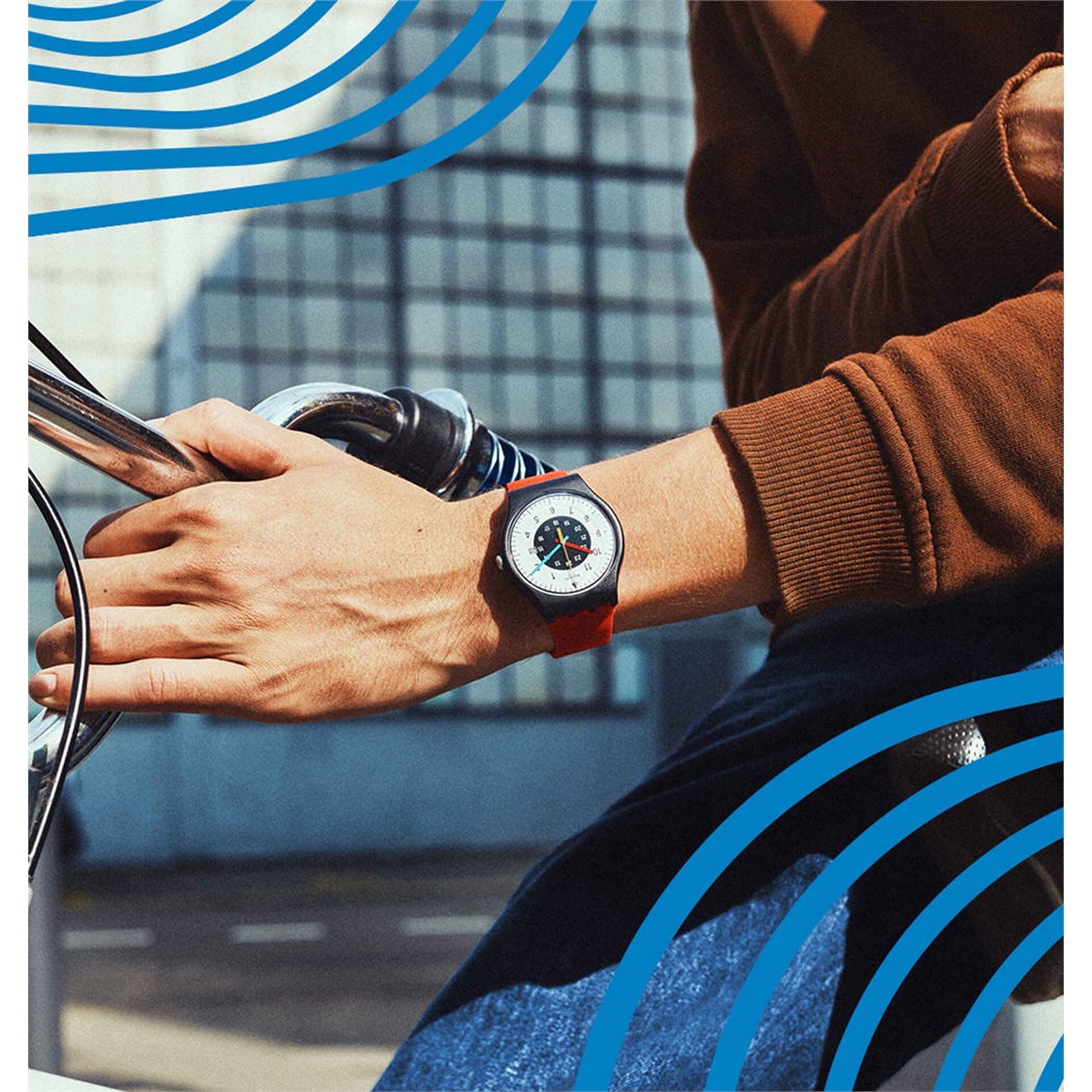 Swatch So32b401 ROUGE & NOIR Kol Saati