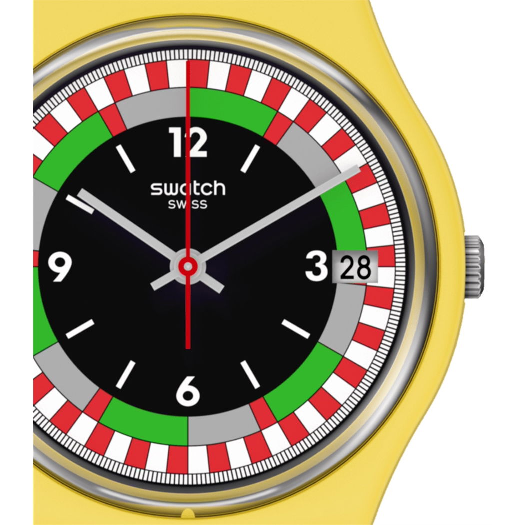 Swatch So31j400 YEL_RACE Kol Saati