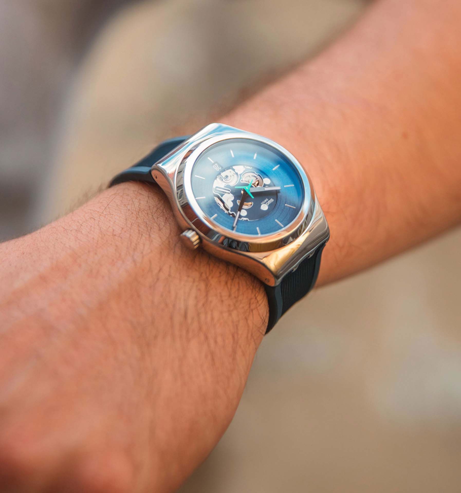 Swatch Yis430 Blurang Otomatik Erkek Kol Saati