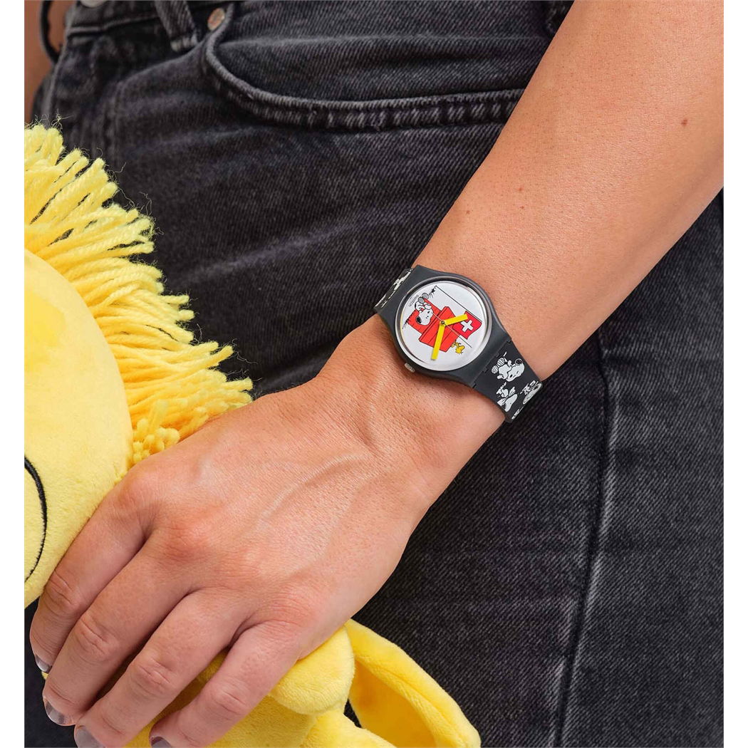 Swatch So28z107 PEANUTS GRANDE BRACCHETTO