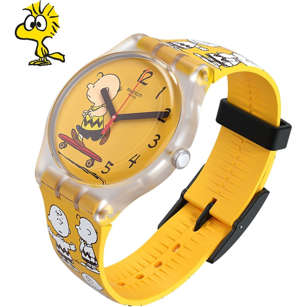 Swatch So29z101 PEANUTS POW WOW Kol Saati