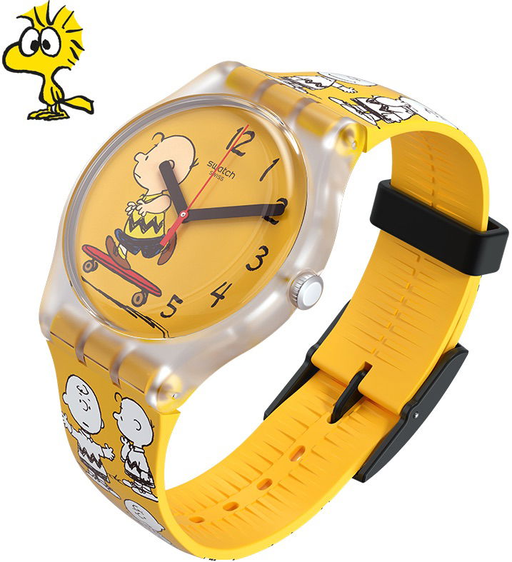 Swatch So29z101 PEANUTS POW WOW Kol Saati