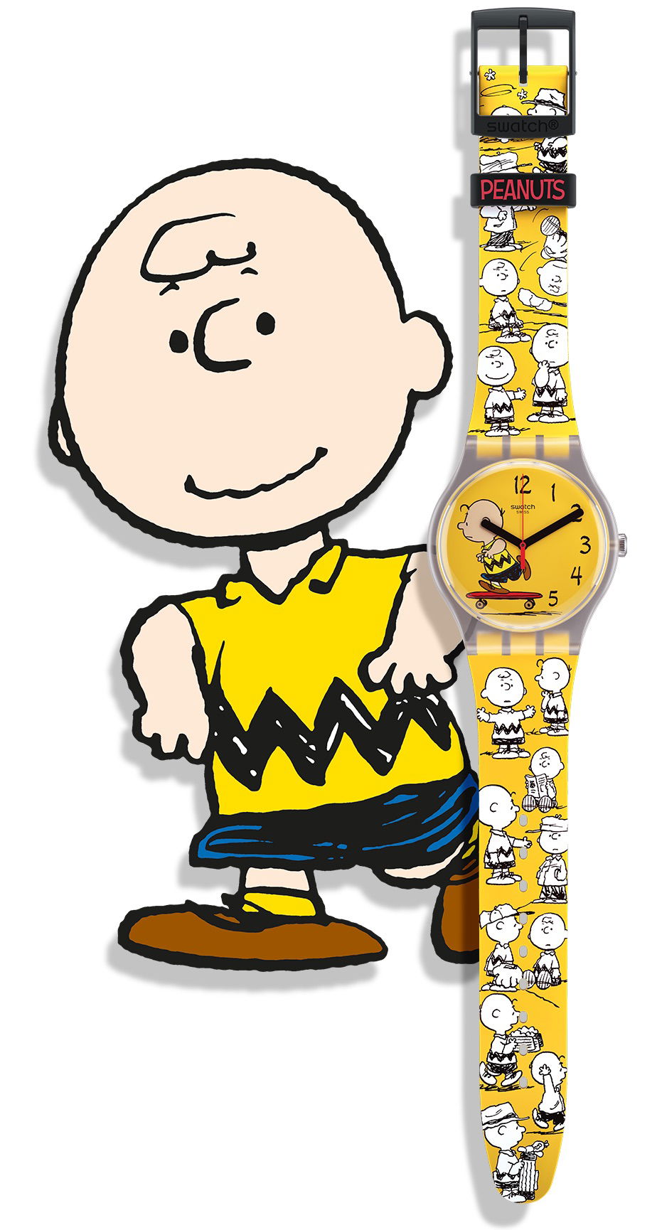 Swatch So29z101 PEANUTS POW WOW Kol Saati