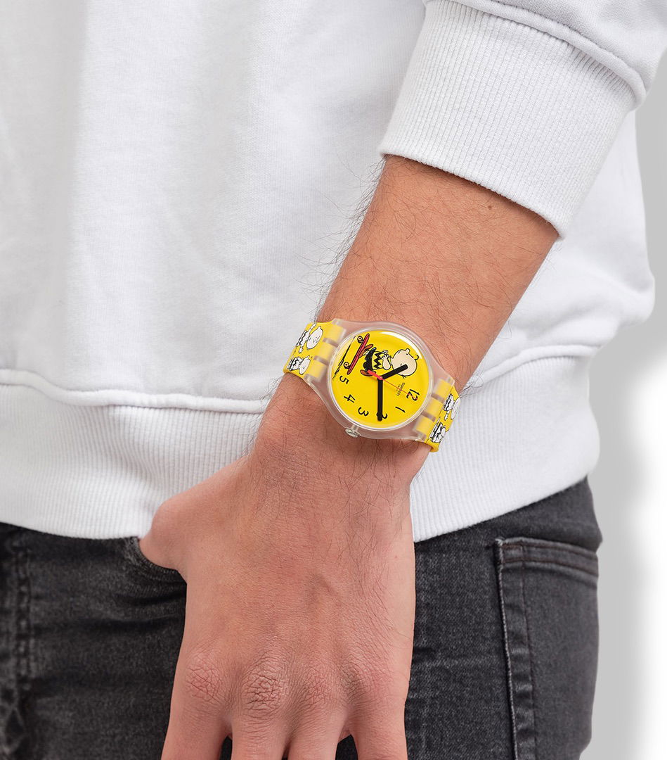 Swatch So29z101 PEANUTS POW WOW Kol Saati