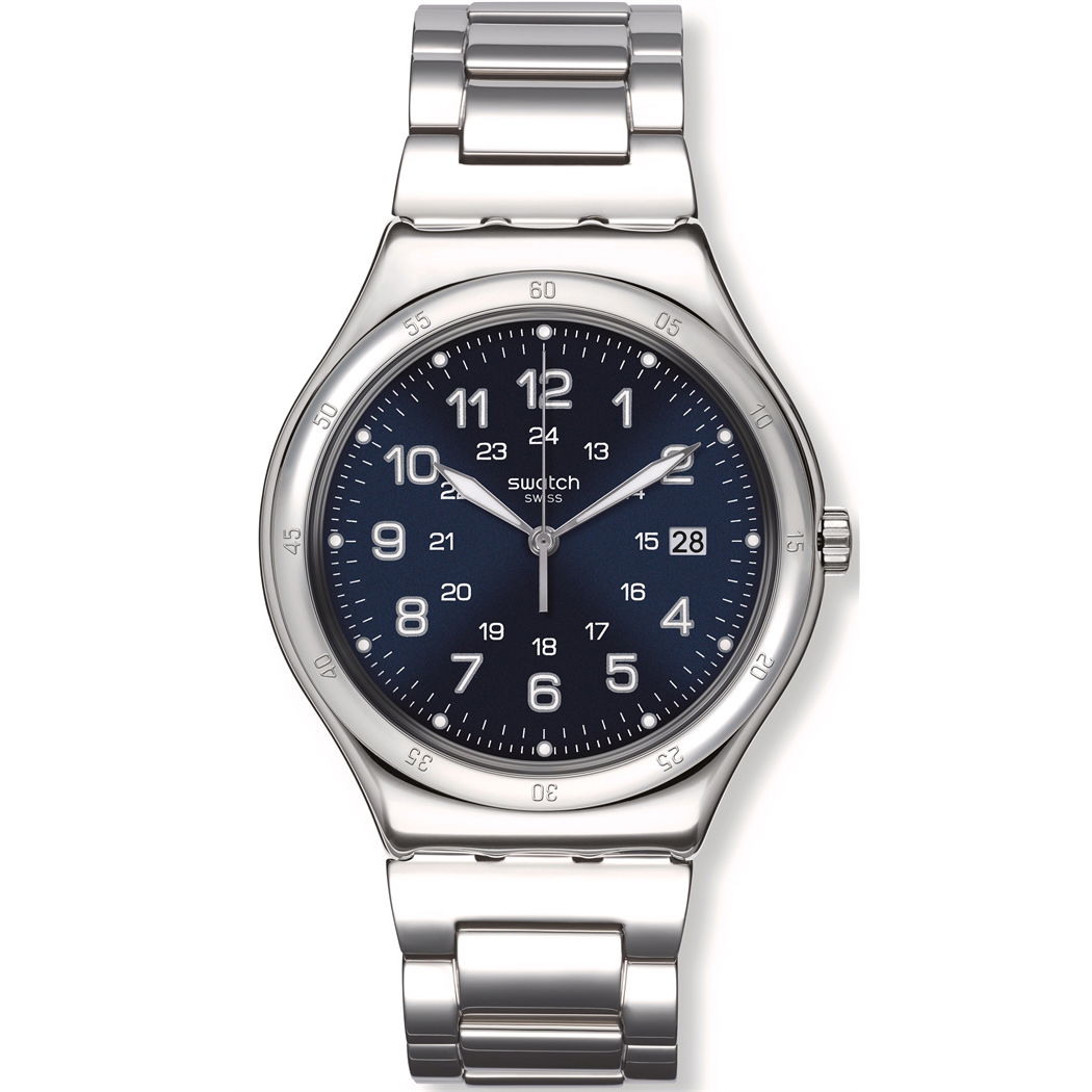 Swatch Irony Blue Boat Paslanmaz Çelik Mavi Saat Yws420gc
